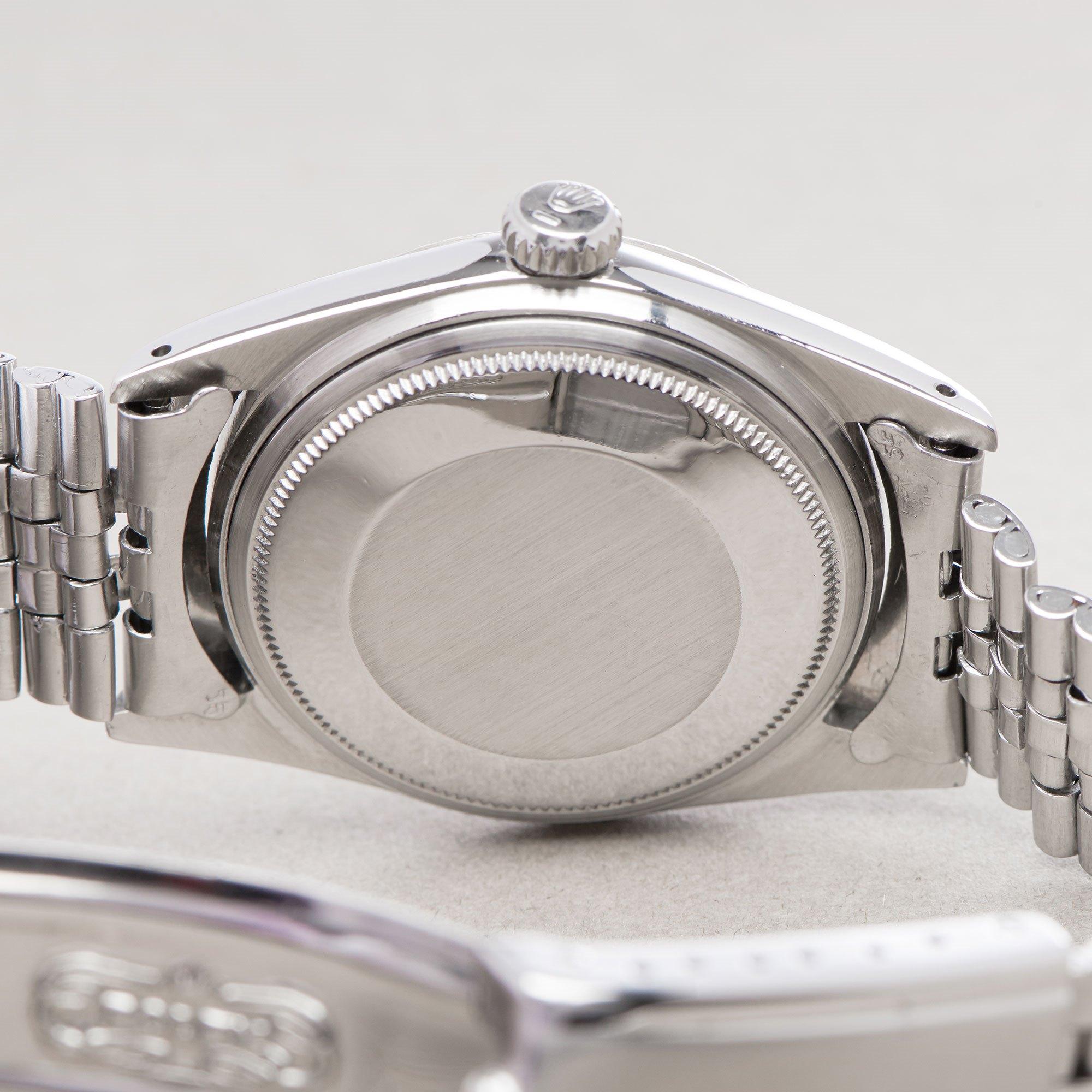 Rolex Datejust 36 1601 Men White Gold & Stainless Steel 18K Watch 2
