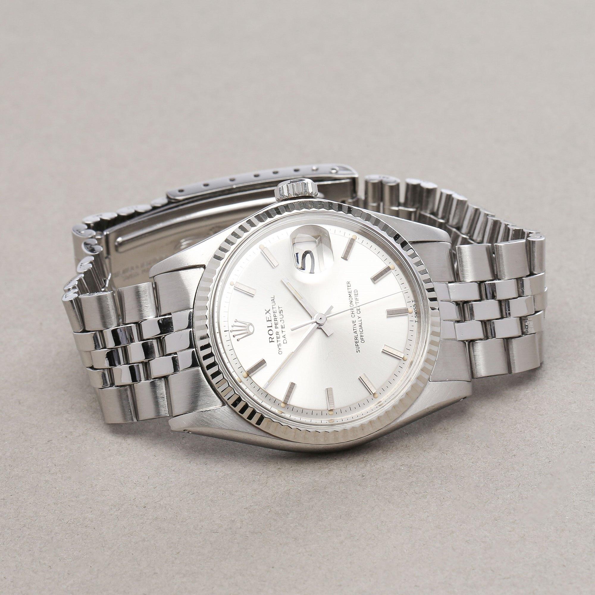 Rolex Datejust 36 1601 Men's White Gold & Stainless Steel Watch 1