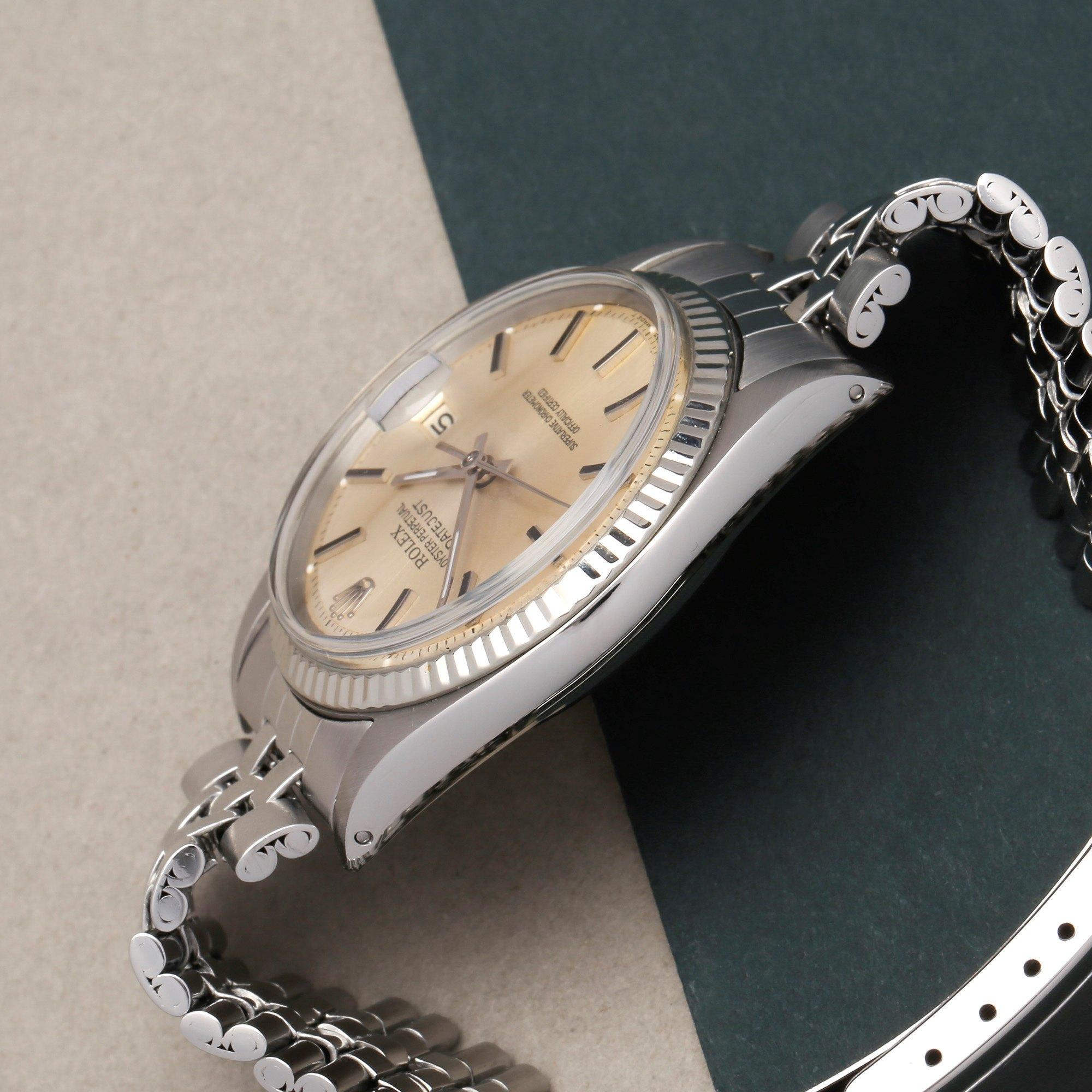 Rolex Datejust 36 1601 Men White Gold & Stainless Steel Watch 1