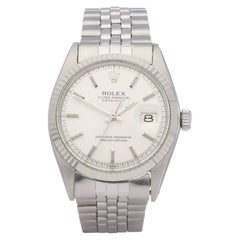 Rolex Datejust 36 1601 Men White Gold & Stainless Steel Watch