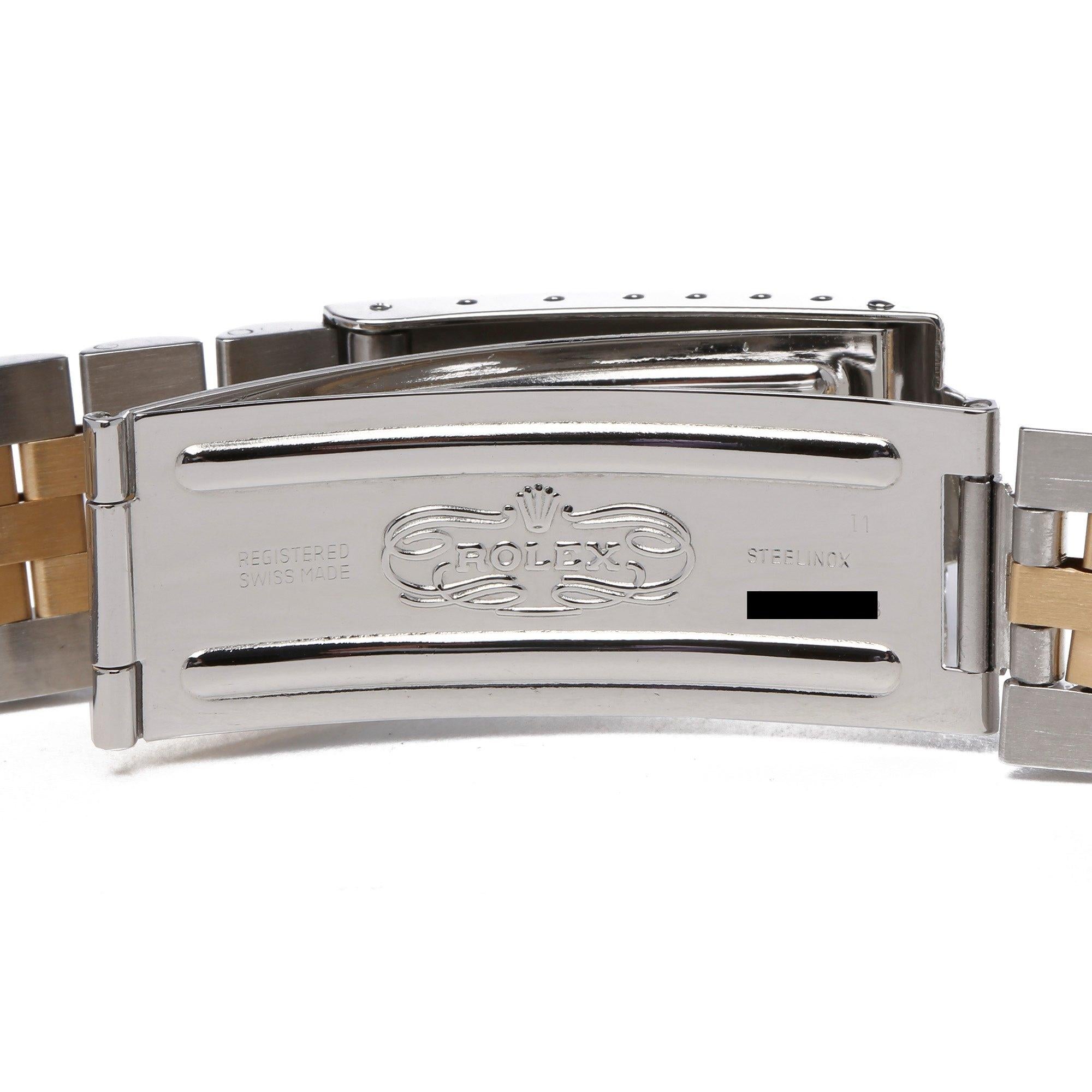 Rolex Datejust 36 16013 Unisex Yellow Gold & Stainless Steel Watch 9
