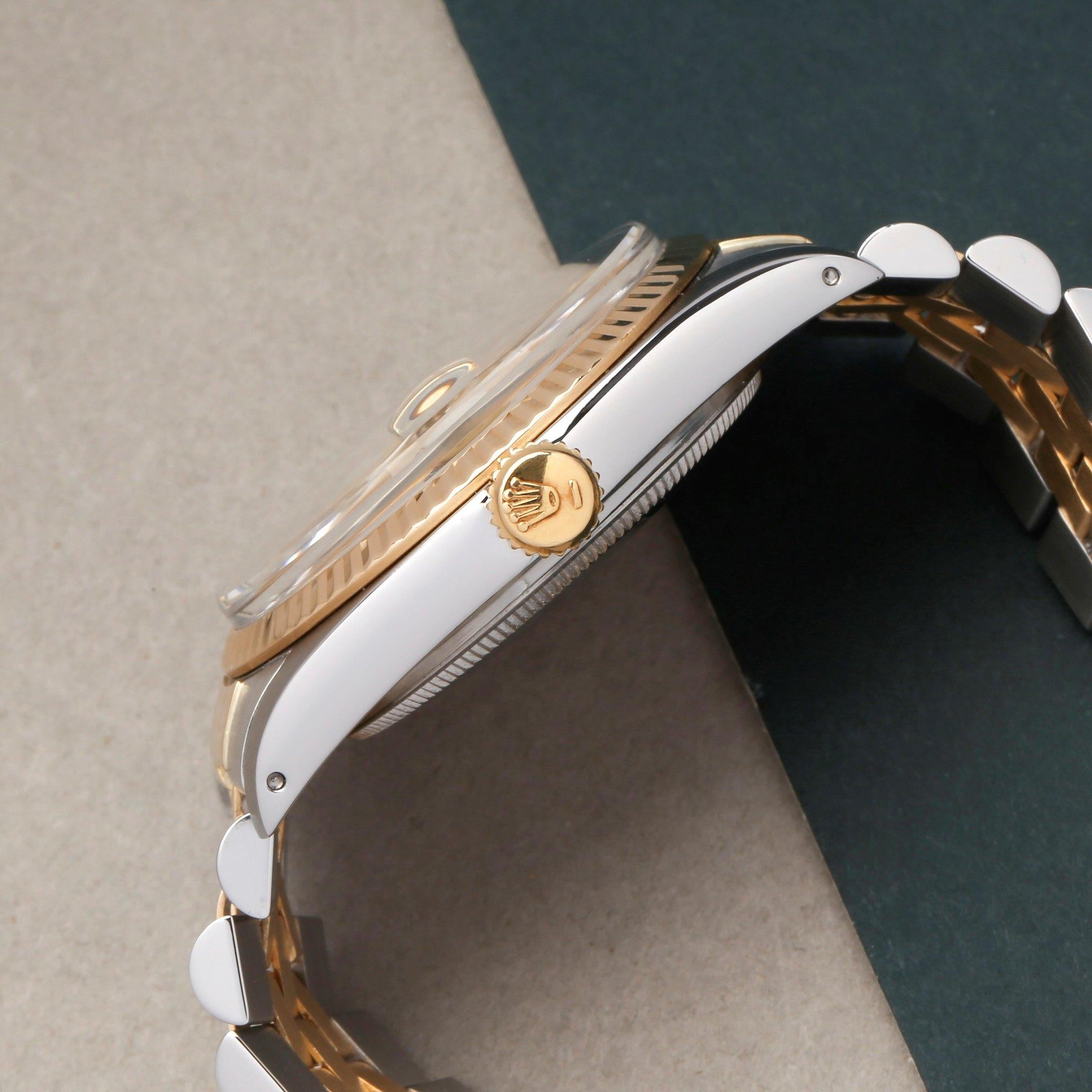 Rolex Datejust 36 16013 Unisex Yellow Gold & Stainless Steel Watch 1