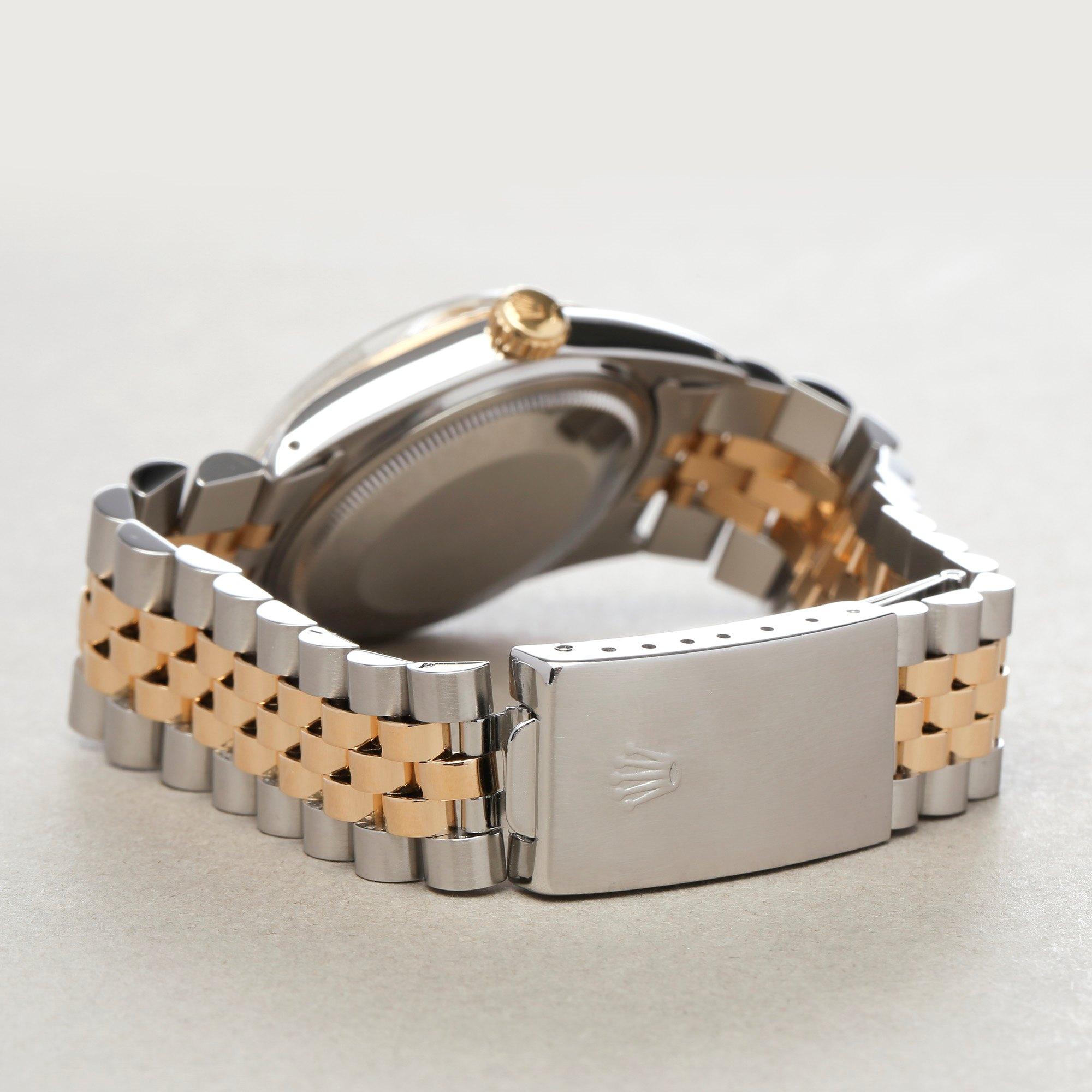 Rolex Datejust 36 16013 Unisex Yellow Gold & Stainless Steel Watch 4