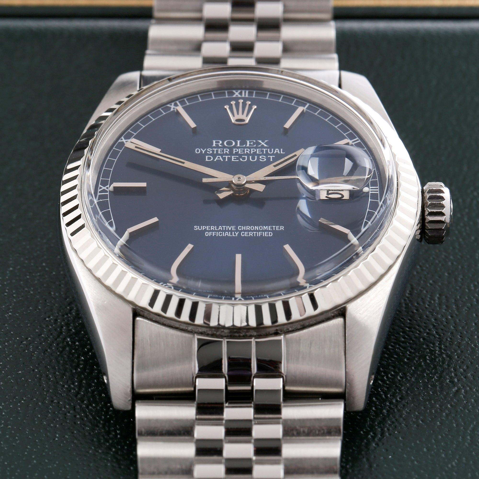 Rolex Datejust 36 16014 Men's Stainless Steel and White Gold Watch 3