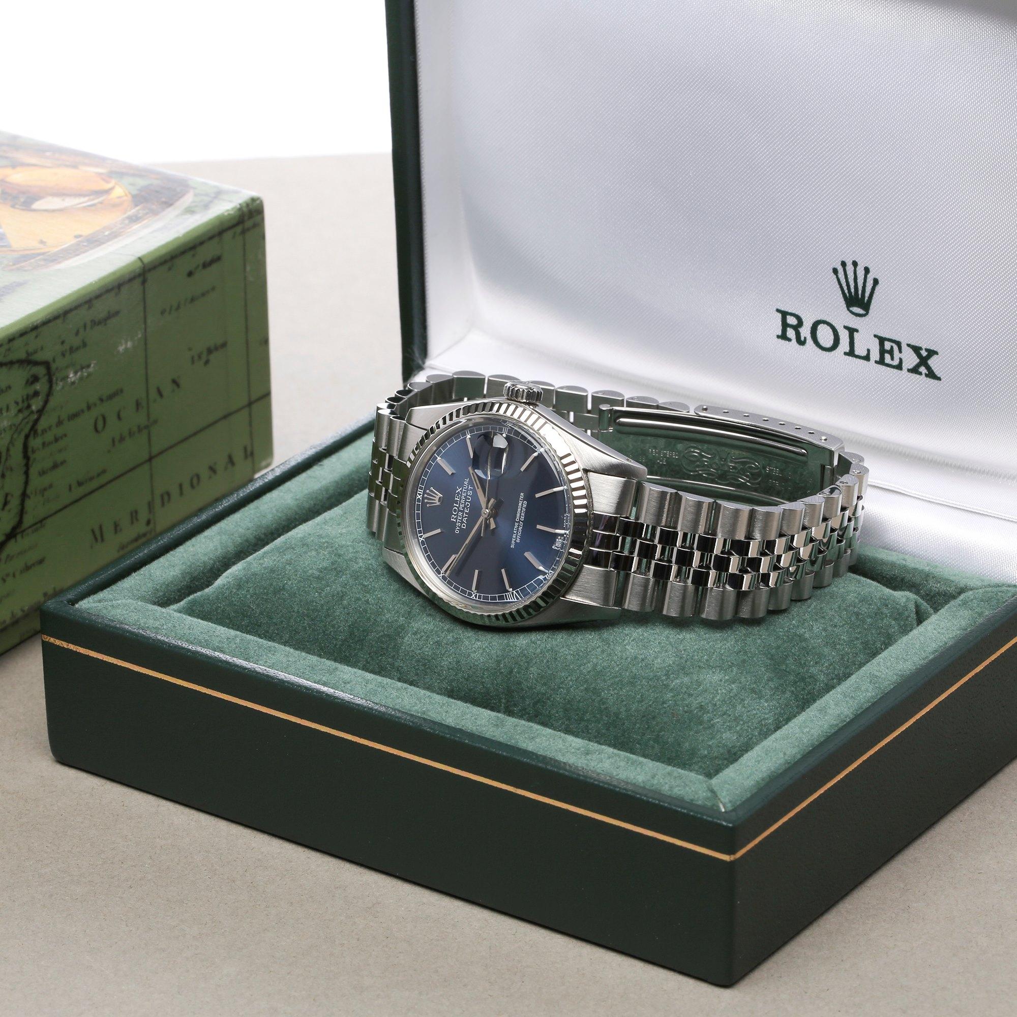 Rolex Datejust 36 16014 Men's Stainless Steel and White Gold Watch 6