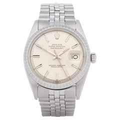 Rolex Datejust 36 1603 Men Stainless Steel 18K Watch