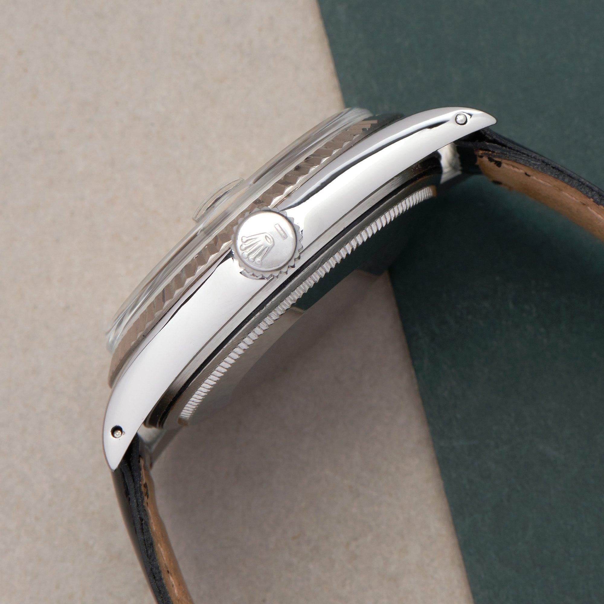 Men's Rolex Datejust 36 1603 Men White Gold & Stainless Steel 0 Watch