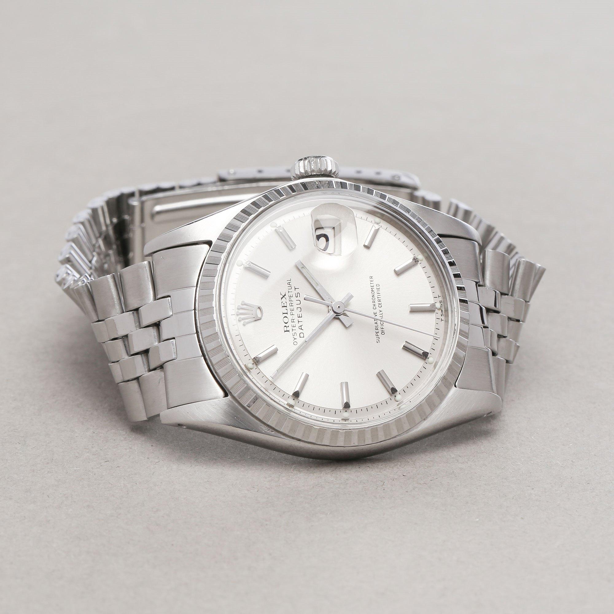 Rolex Datejust 36 1603 Herrenuhr aus Weißgold & Edelstahl 0 1