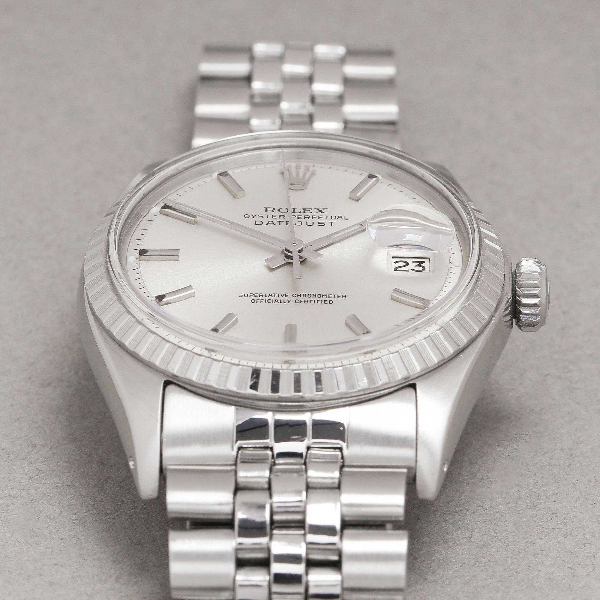 Rolex Datejust 36 1603 Herrenuhr aus Weißgold & Edelstahl 0 4