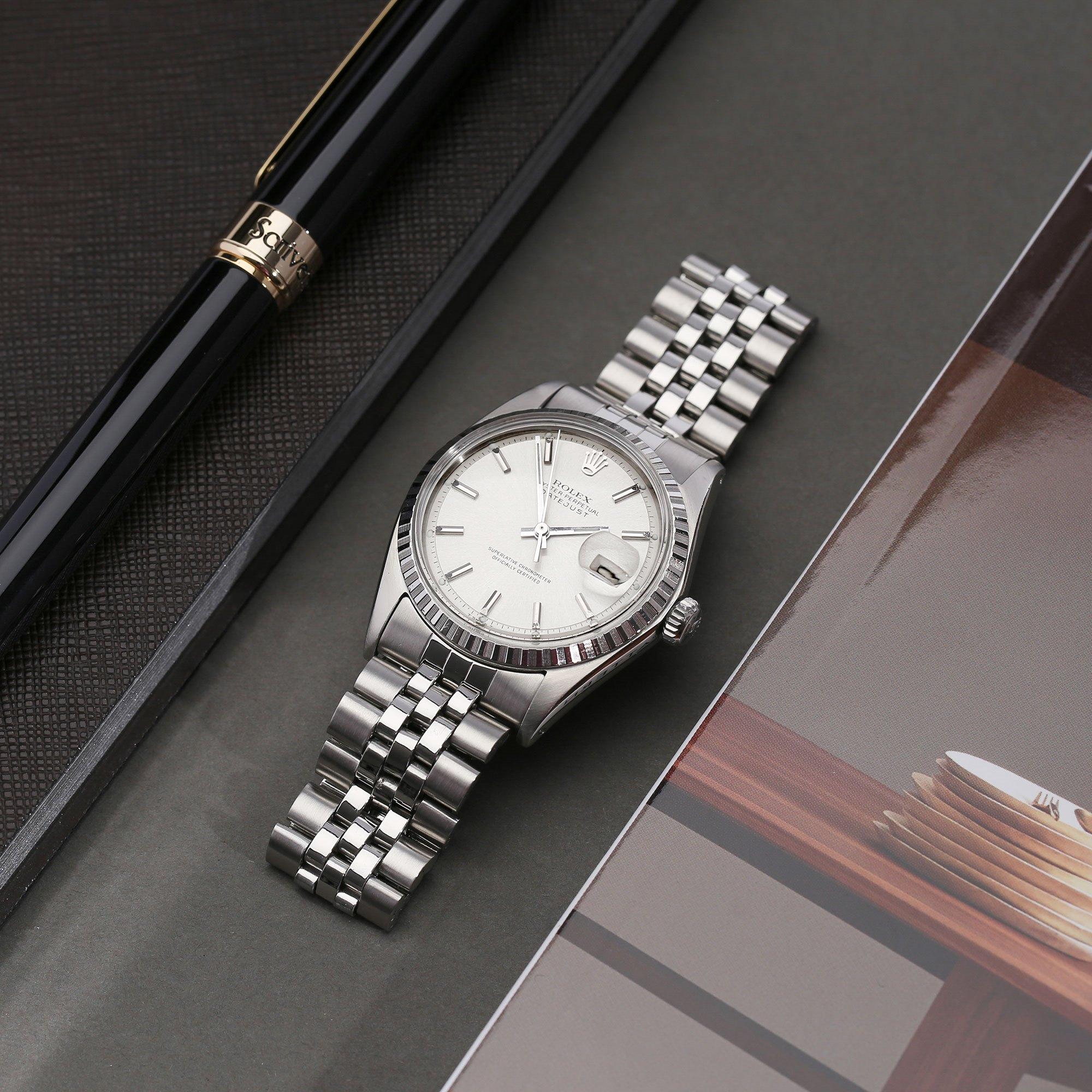 Rolex Datejust 36 1603 Herrenuhr aus Weißgold & Edelstahl 0 5