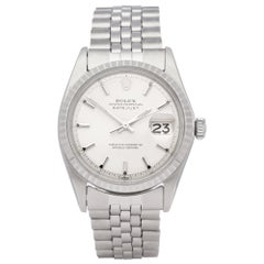 Vintage Rolex Datejust 36 1603 Men's White Gold & Stainless Steel 0 Watch