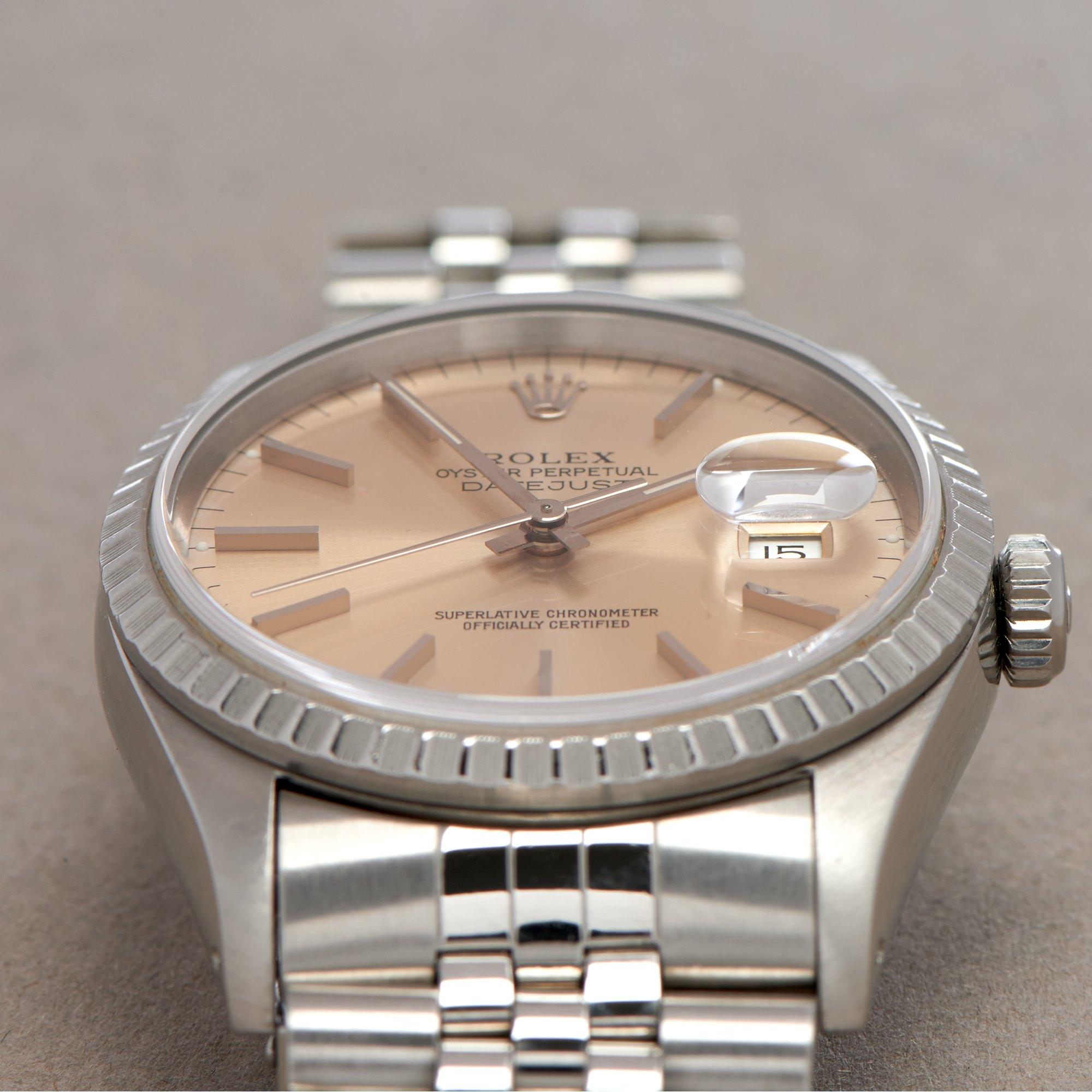 Rolex Datejust 36 16220 Men White Gold & Stainless Steel 0 Watch For Sale 2