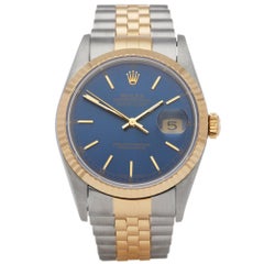 Rolex Datejust 36 16233 Unisex Stainless Steel and Yellow Gold Watch