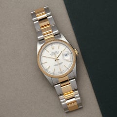 Rolex Datejust 36 16233 Unisex Stainless Steel and Yellow Gold Watch