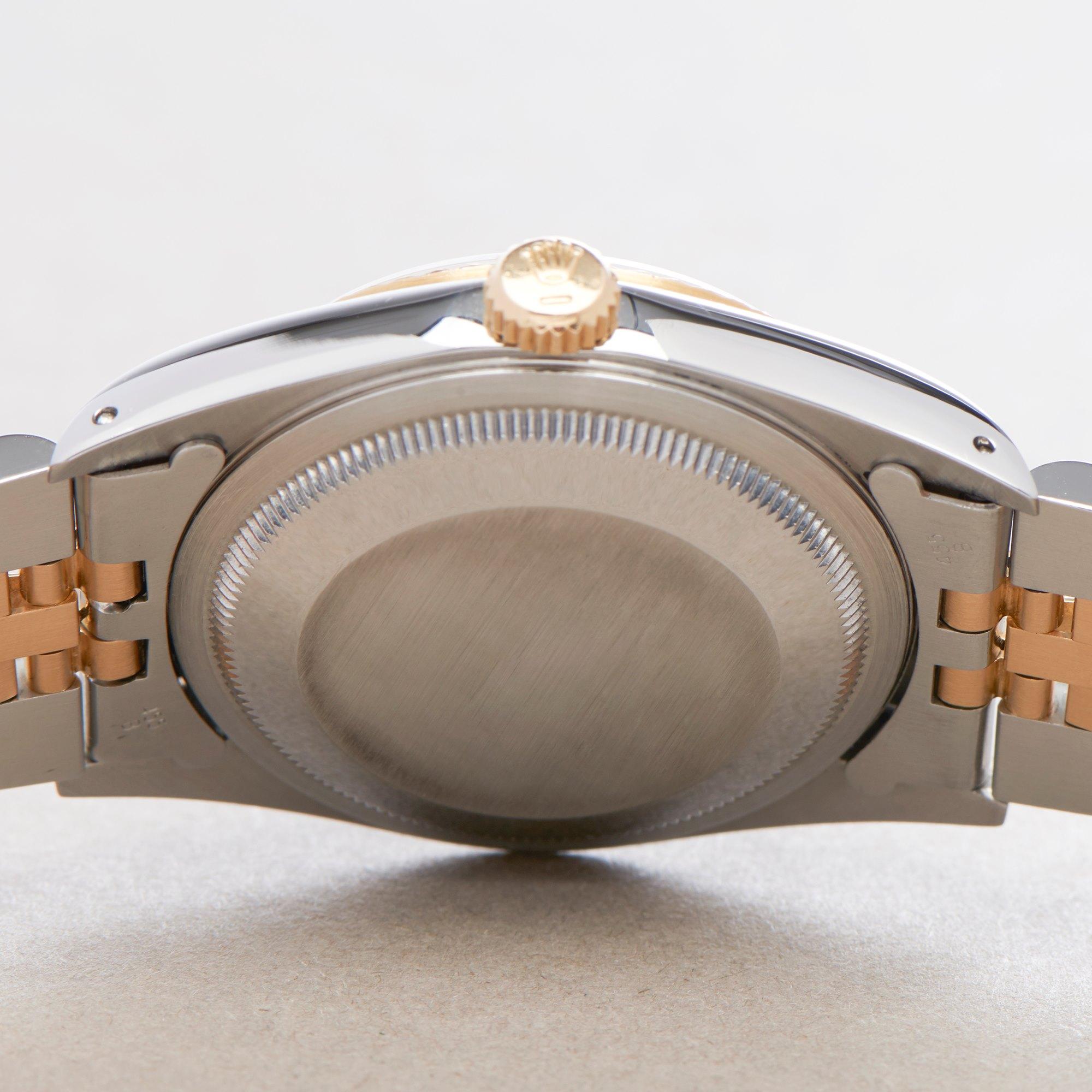 Rolex Datejust 36 16233 Unisex Yellow Gold & Stainless Steel 0 Watch 5