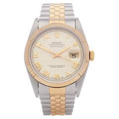 Rolex Datejust 36 16233 Unisex Yellow Gold & Stainless Steel 0 Watch
