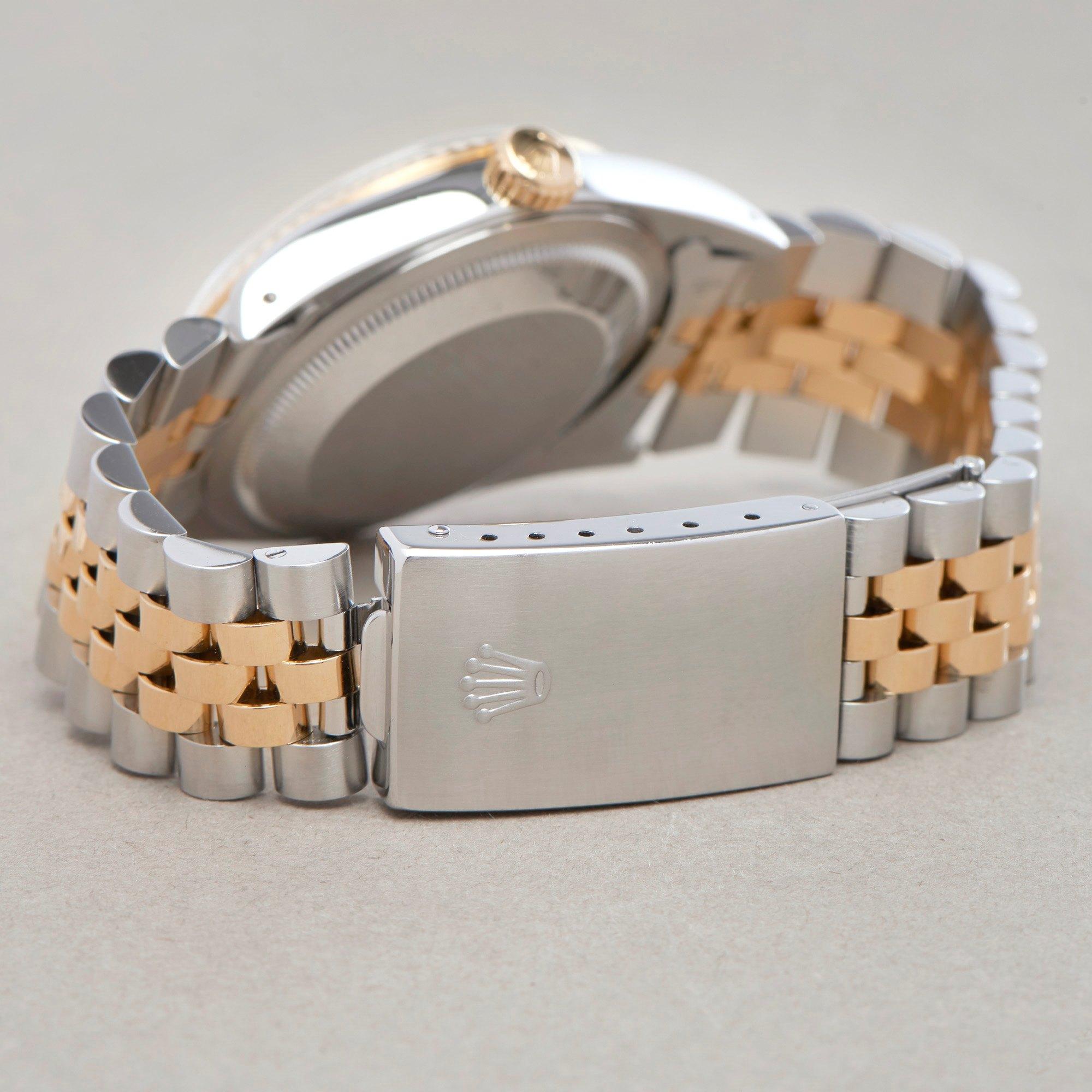 Men's Rolex Datejust 36 16233 Unisex Yellow Gold & Stainless Steel 18K Watch