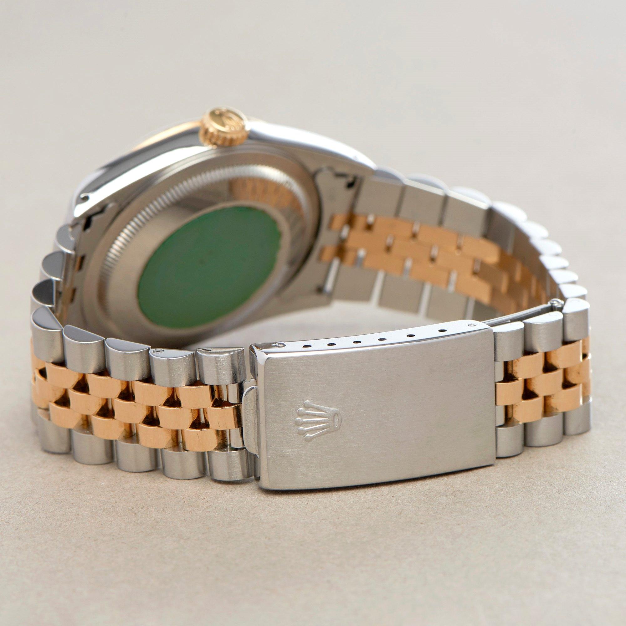 Rolex Datejust 36 16233 Unisex Yellow Gold & Stainless Steel 18K Watch 3
