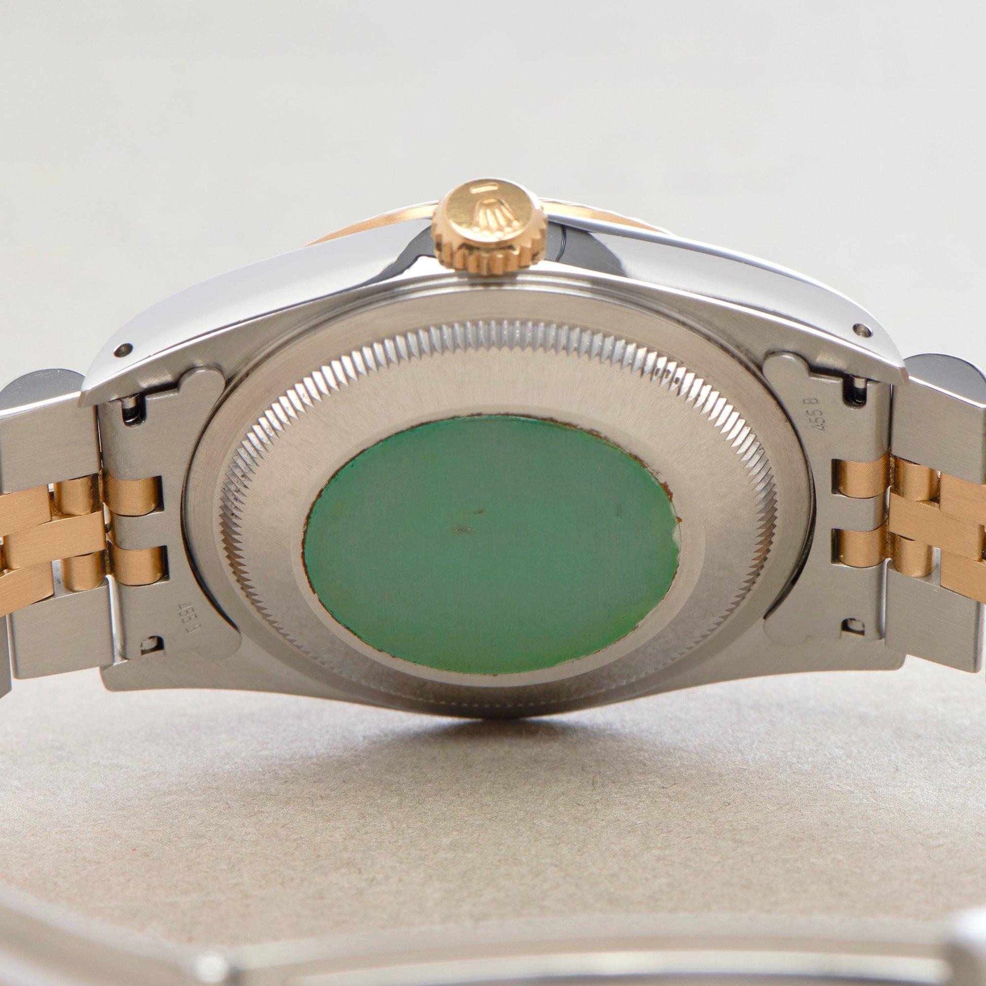 Rolex Datejust 36 16233 Unisex Yellow Gold & Stainless Steel 18K Watch 4