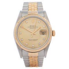 Rolex Datejust 36 16233G Unisex Yellow Gold 
Stainless Steel 0 Watch