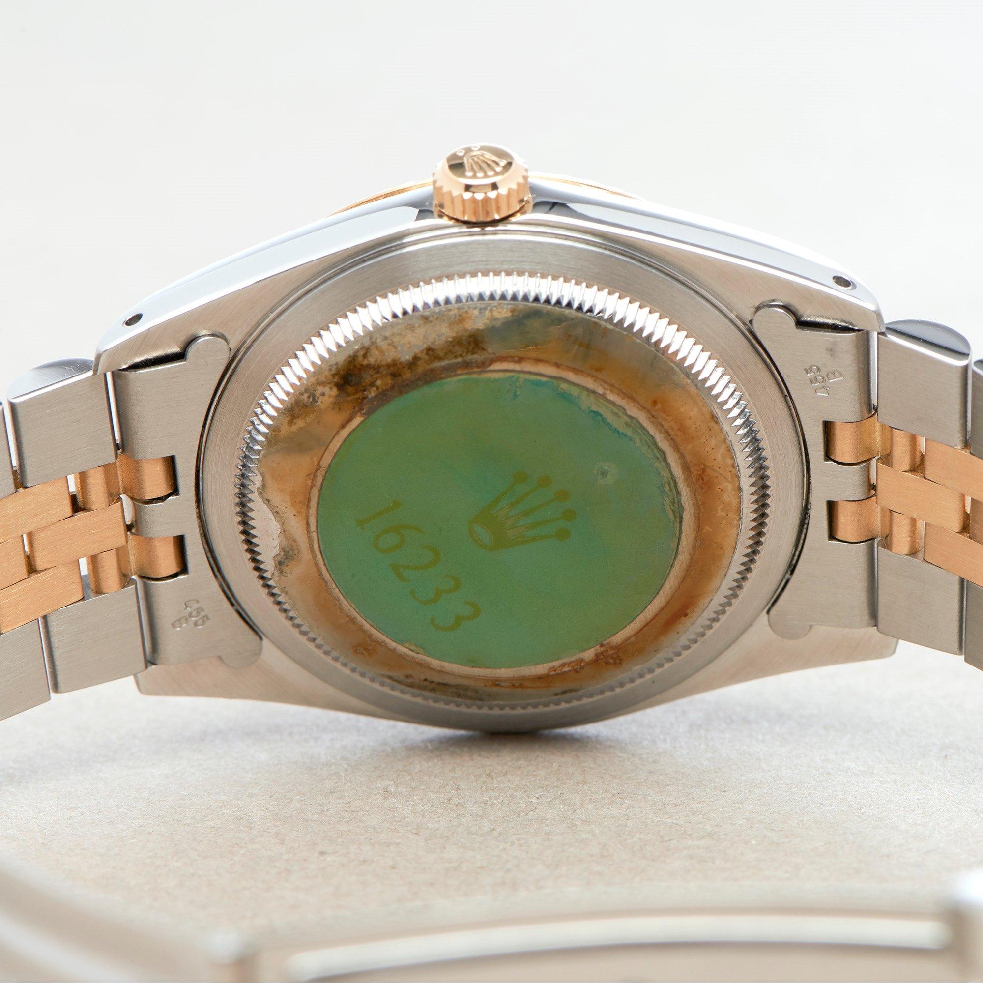Rolex Datejust 36 16233G Unisex Yellow Gold & Stainless Steel 18K Watch 2