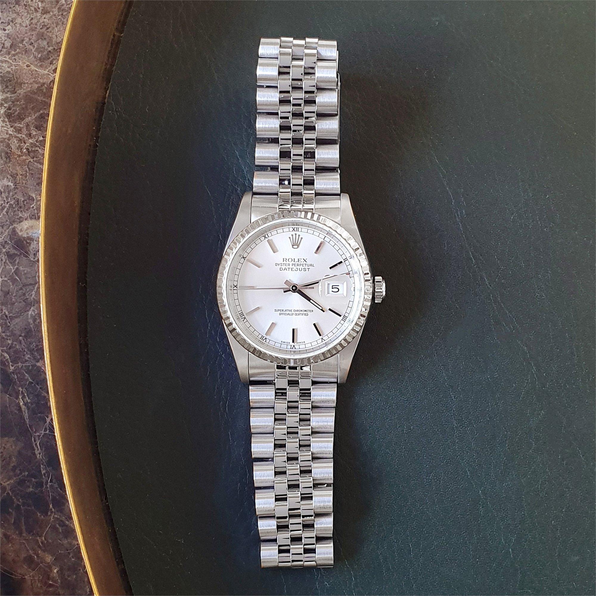 Rolex Datejust 36 16234 Unisex Stainless Steel Watch 5
