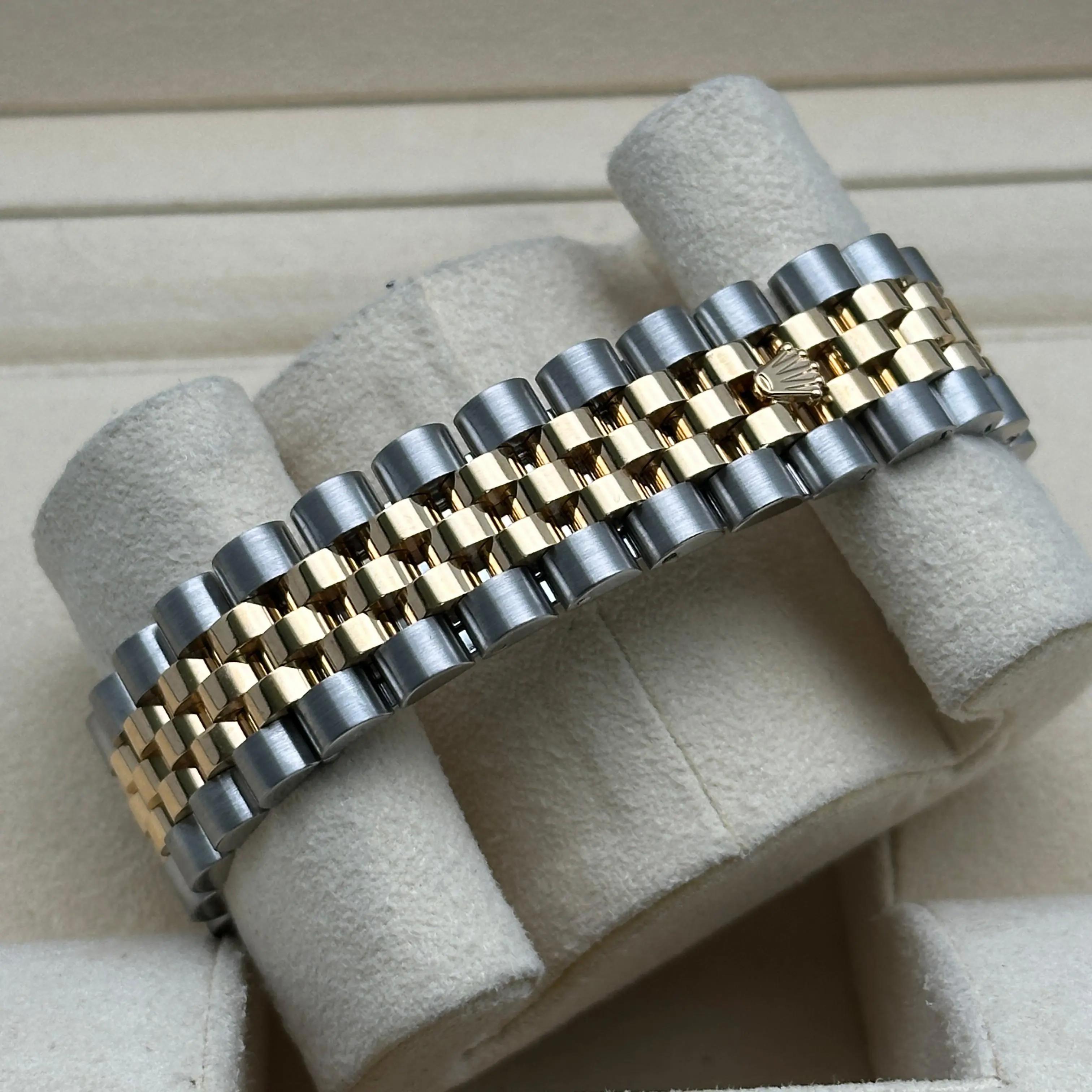 Rolex Datejust 36 Oro giallo 18k Quadrante arabo cioccolato 116233 in vendita 1