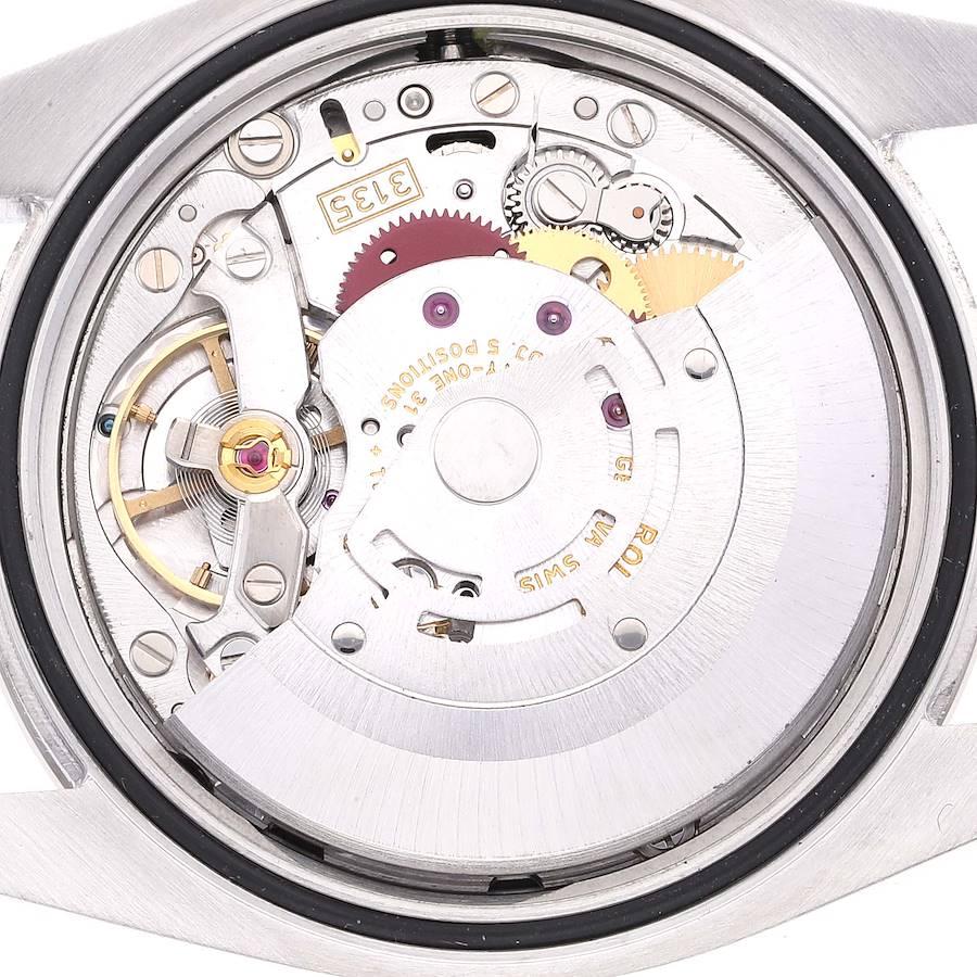 Rolex Datejust 36 Quadrante Nero Diamante Lunetta Orologio Unisex 116244 Scheda Scatola in vendita 5