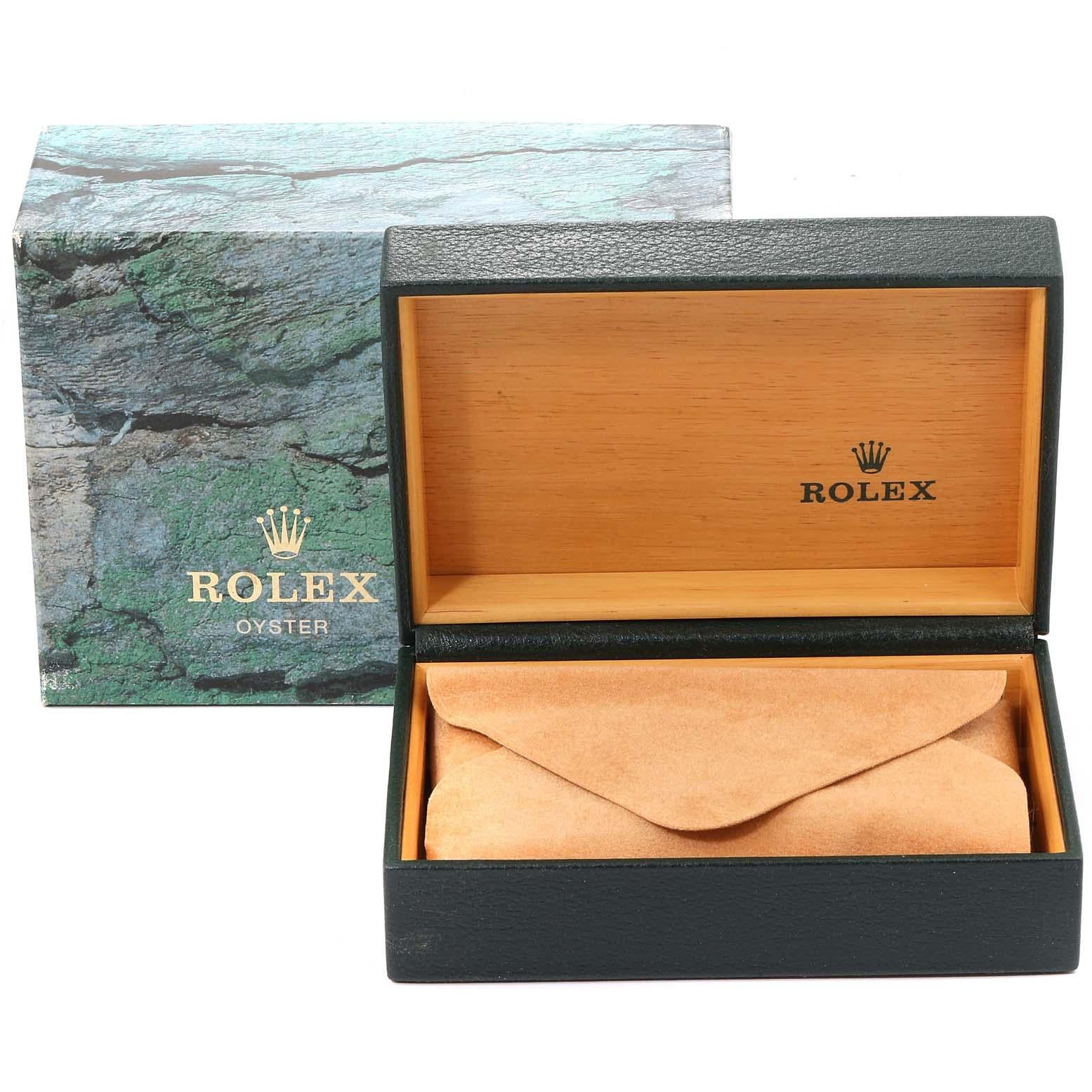 Rolex Datejust Blue Dial Oyster Bracelet Steel Men's Watch 16200 For Sale 8