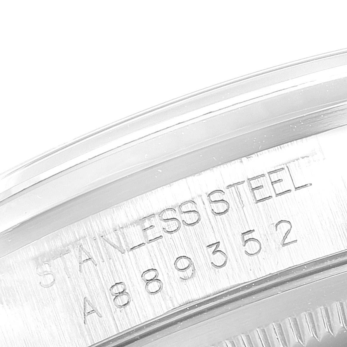 Rolex Datejust Blue Dial Oyster Bracelet Steel Men's Watch 16200 For Sale 3
