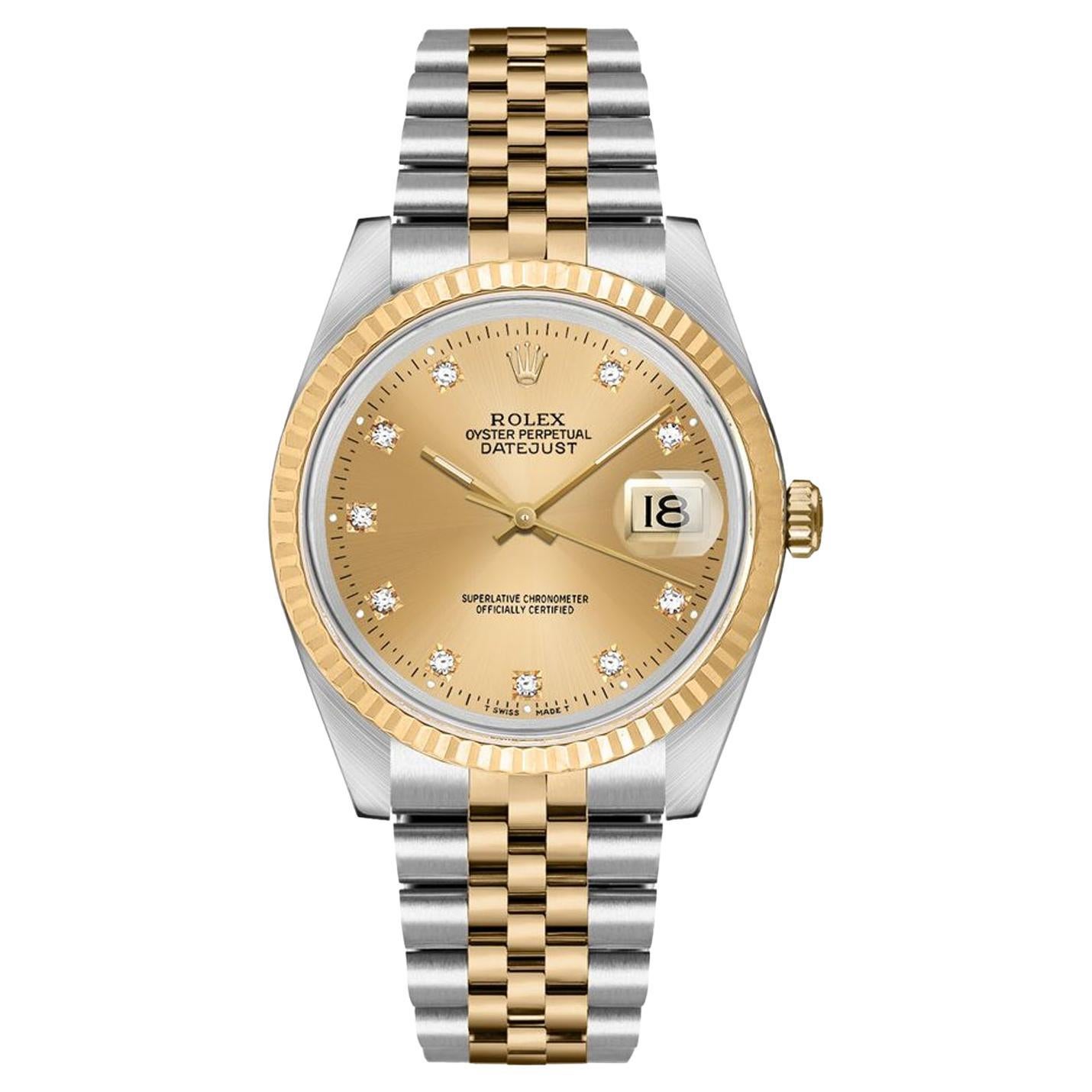 Rolex Datejust 36 Champagne Factory 
