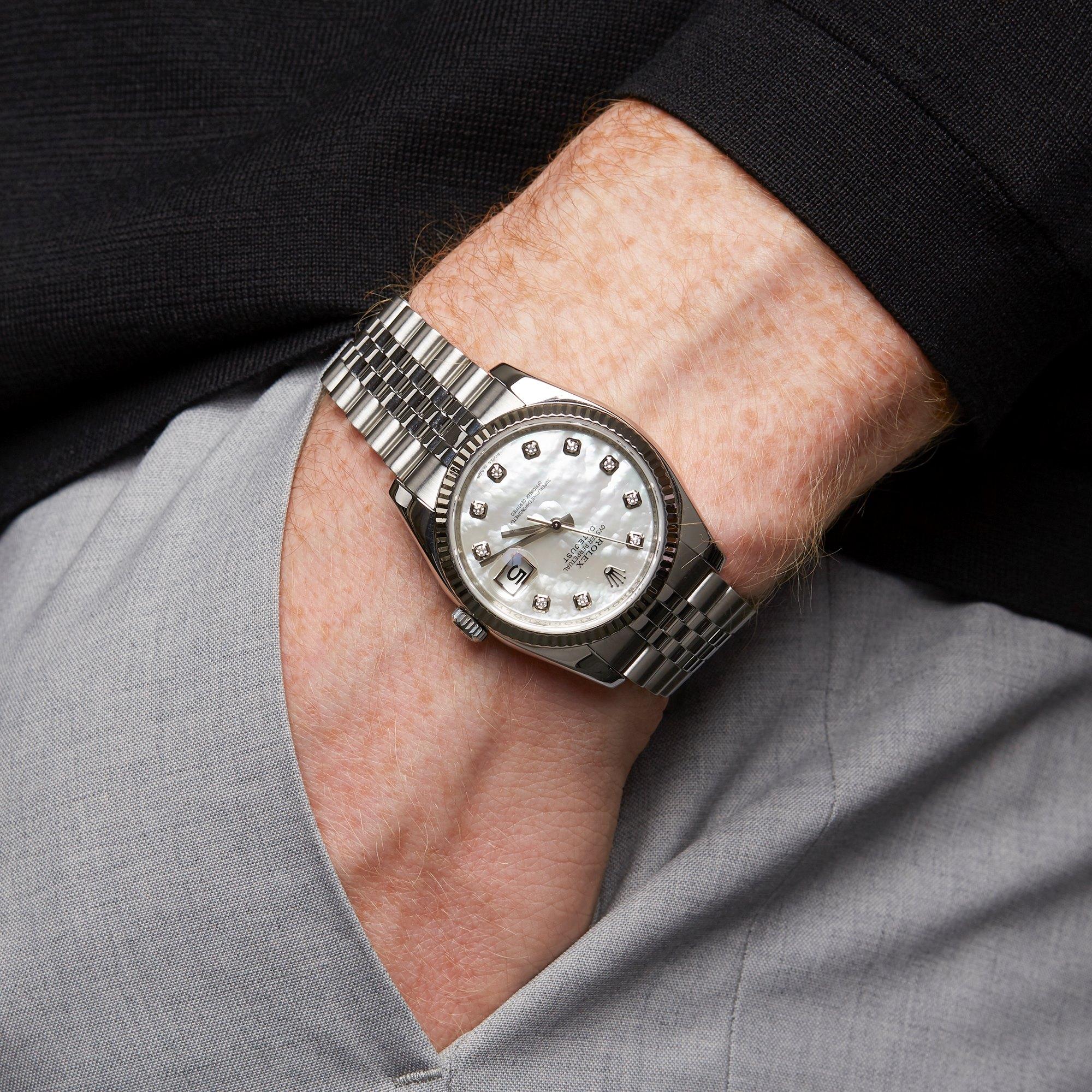 datejust 36 with diamonds