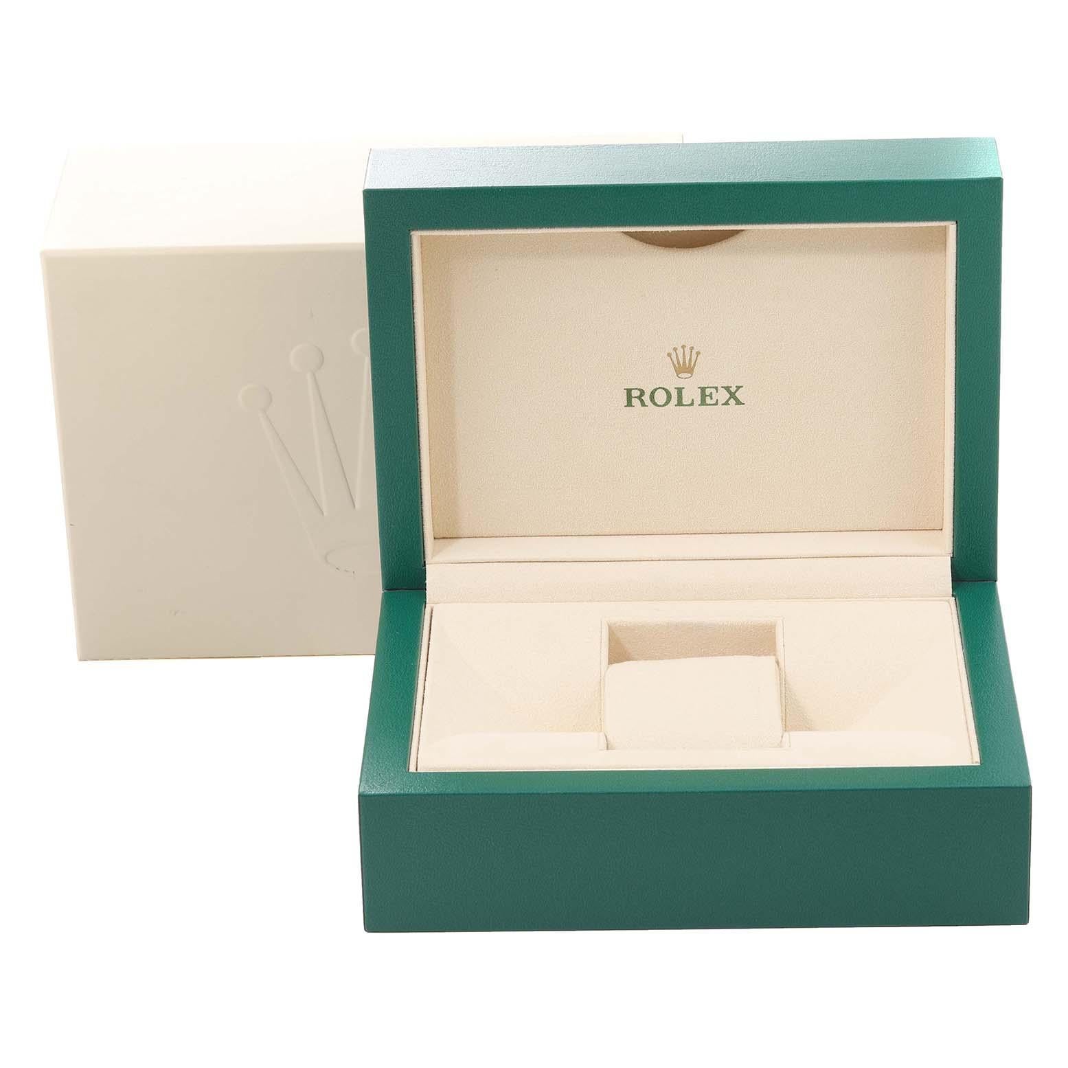 Rolex Datejust 36 Herrenuhr aus Stahl und Roségold mit geriffeltem Zifferblatt und Diamant-Lünette 126281 im Angebot 7