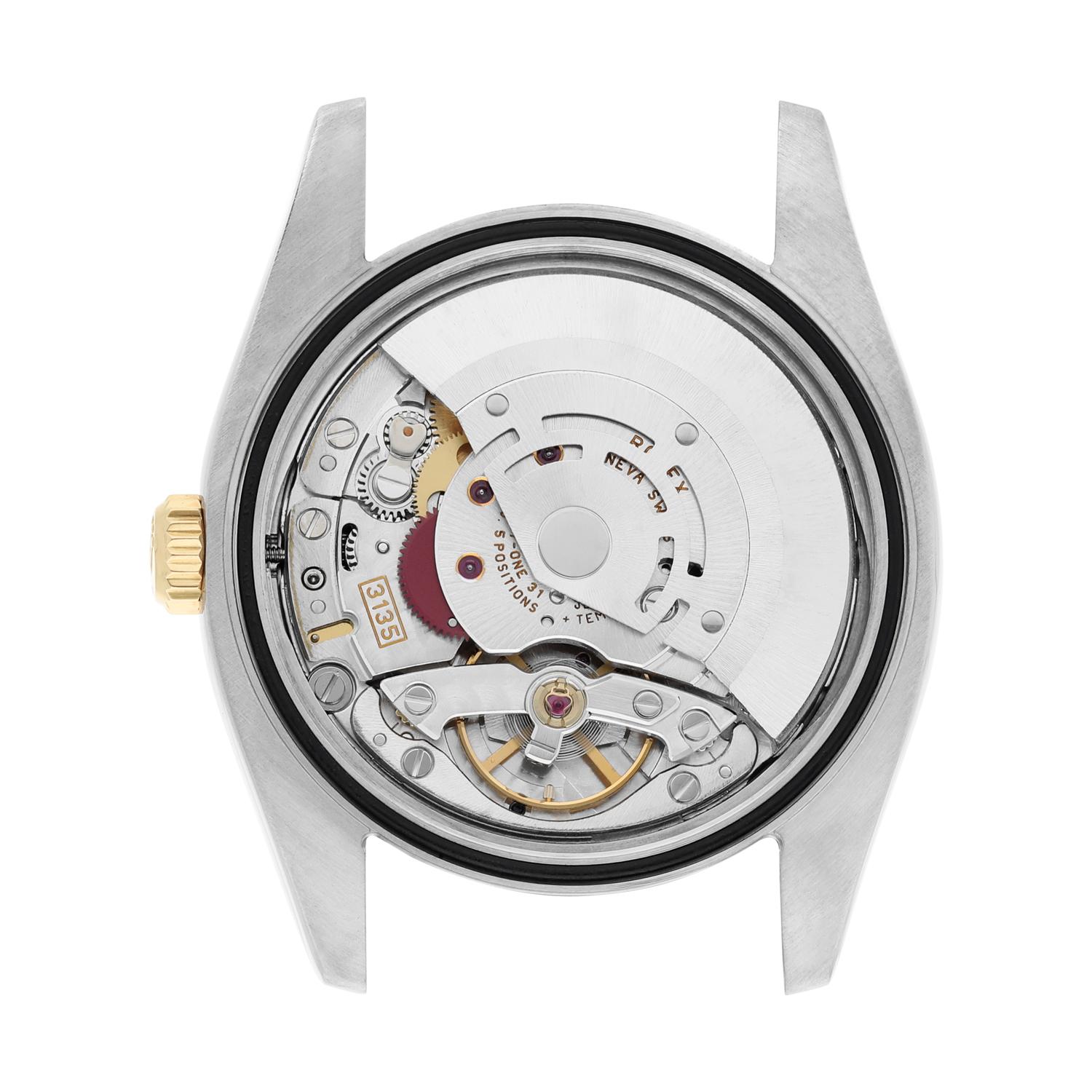 Rolex Datejust 36 Gold & Steel 116233 Watch Champagne Diamond Dial Jubilee Watch For Sale 5