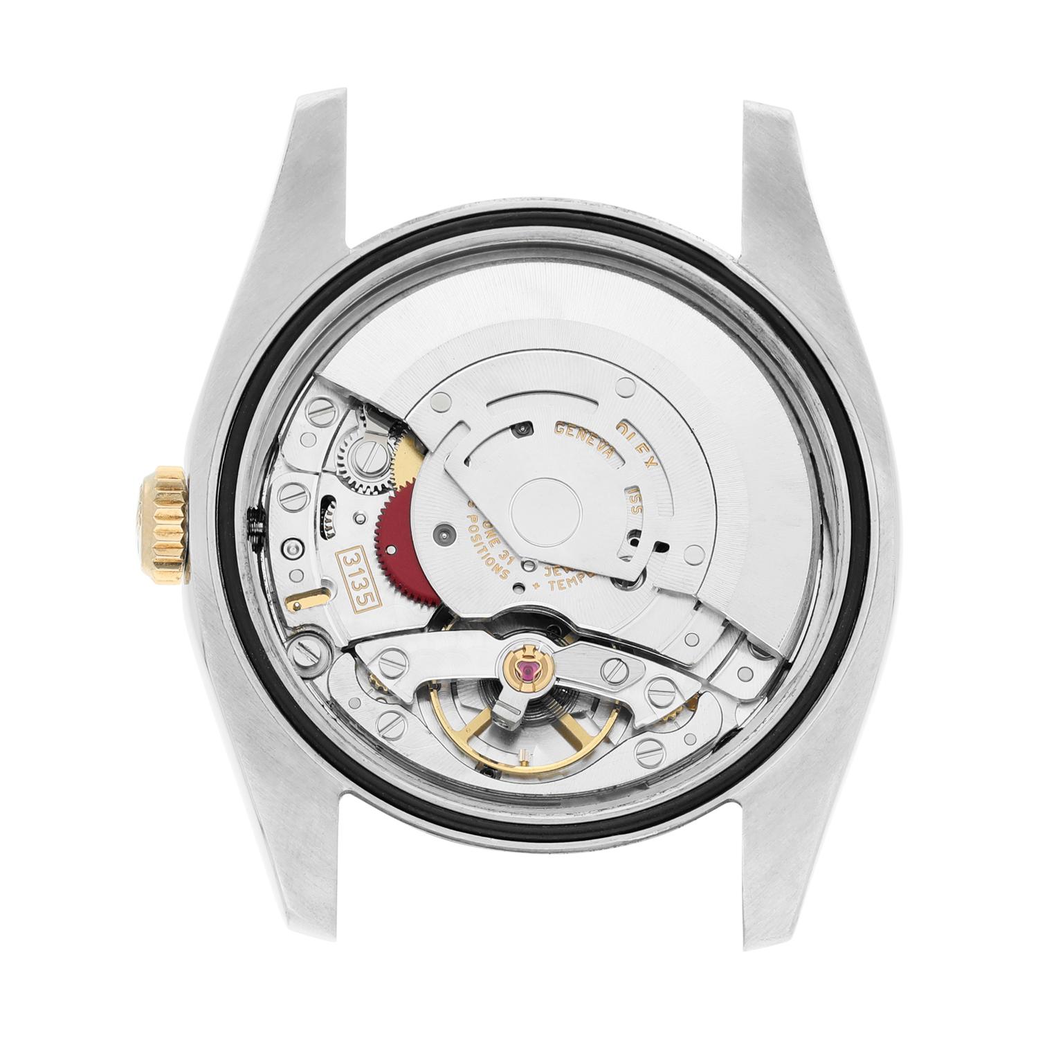 Rolex Datejust 36 Gold & Steel 116233 Watch White Roman Dial Jubilee Watch For Sale 5