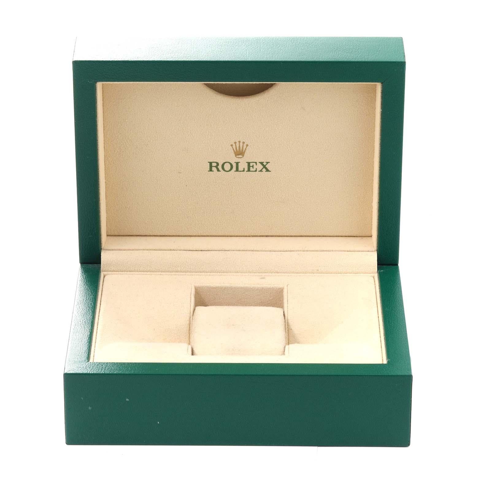 Rolex Montre Datejust 36 grise verte tennis avec cadran en acier pour hommes 126200 en vente 3