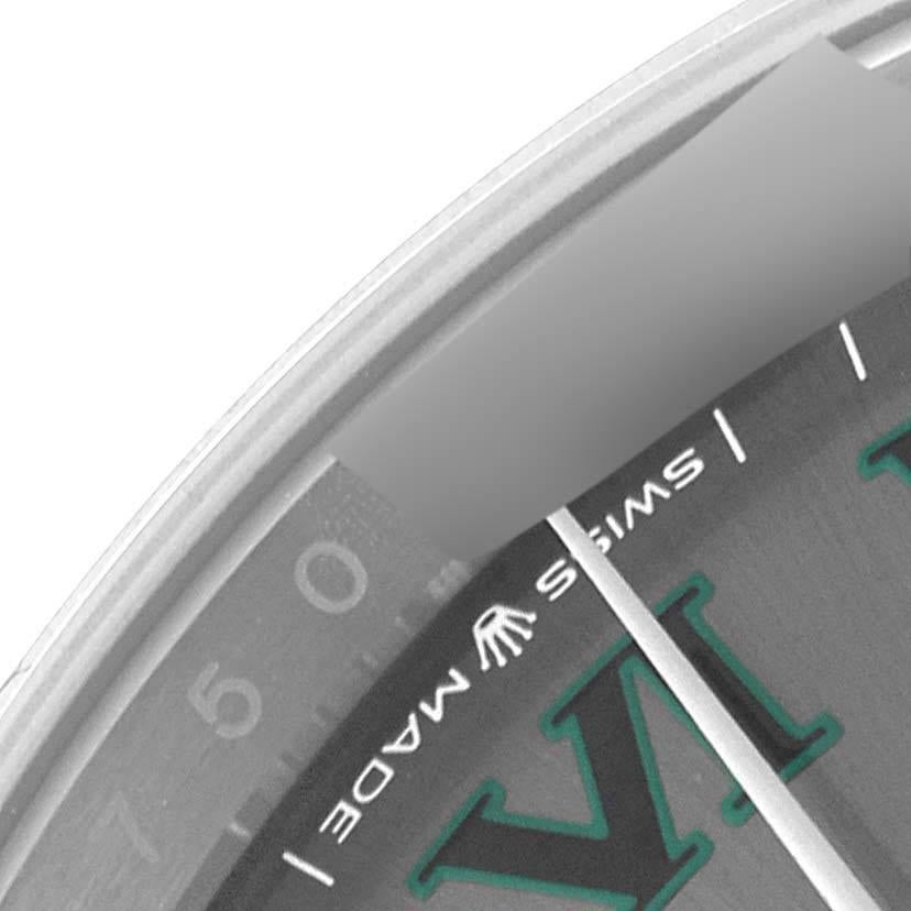 Rolex Datejust 36 Grey Green Wimbledon Dial Steel Mens Watch 126200 Unworn 2