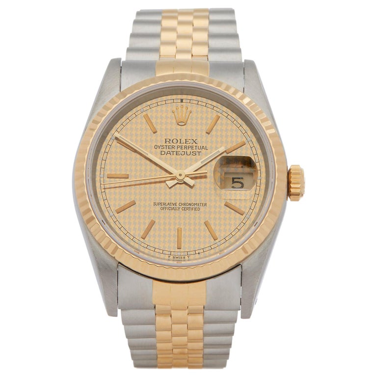 rolex houndstooth dial