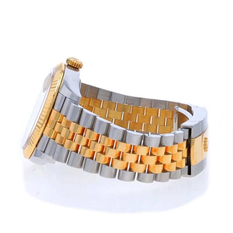 Rolex Datejust 36 Men's Watch 126233 Stainless Steel 18k Gold Automatic 1Yr Wnty For Sale 2