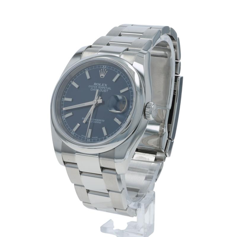 Rolex Datejust 36 Orologio da uomo automatico in acciaio inossidabile 116200 in vendita 1