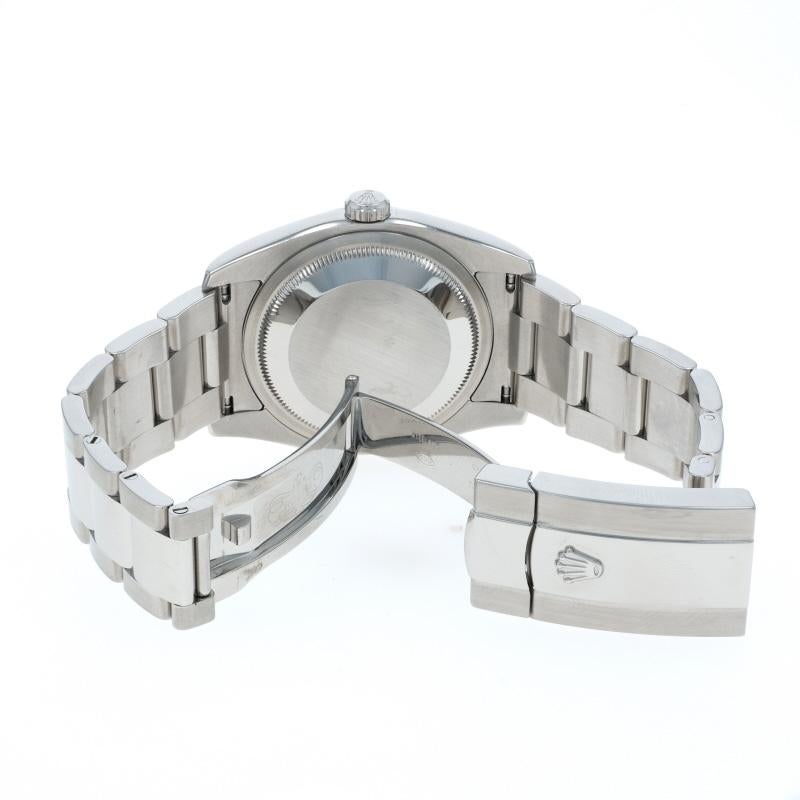 Rolex Datejust 36 Orologio da uomo automatico in acciaio inossidabile 116200 in vendita 3