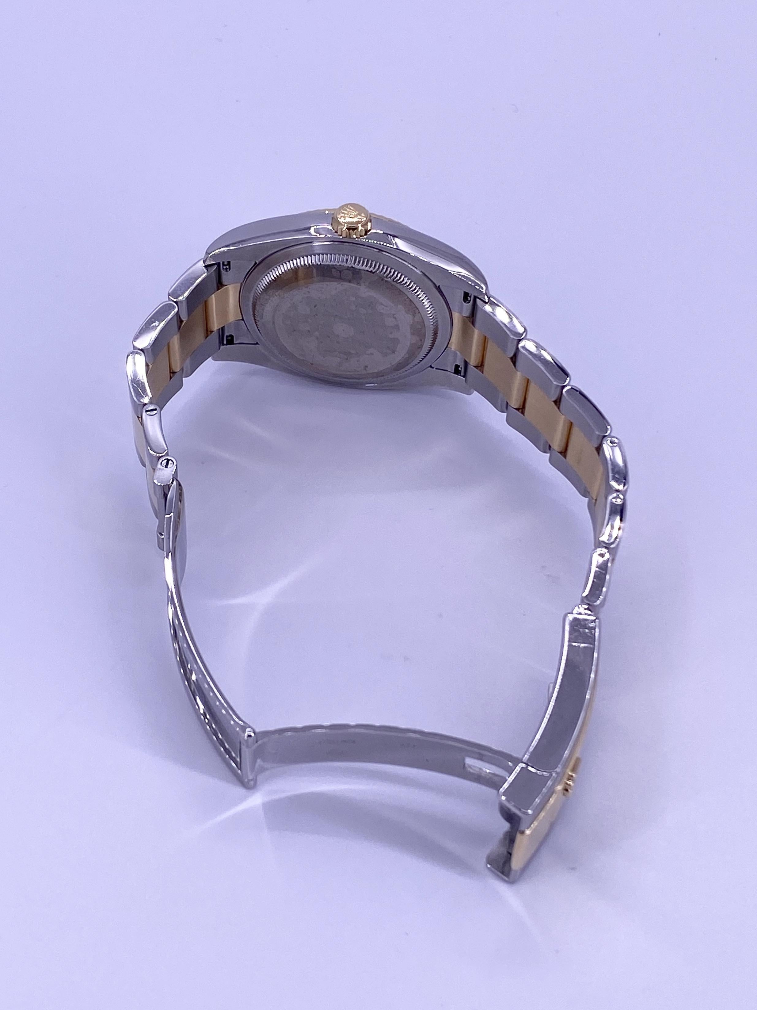 Rolex Datejust 36 MINT 116233 Black Dial Two Tone For Sale 3