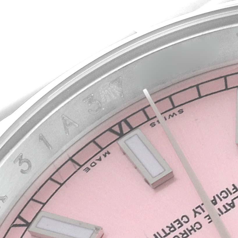 pink dial watch men's