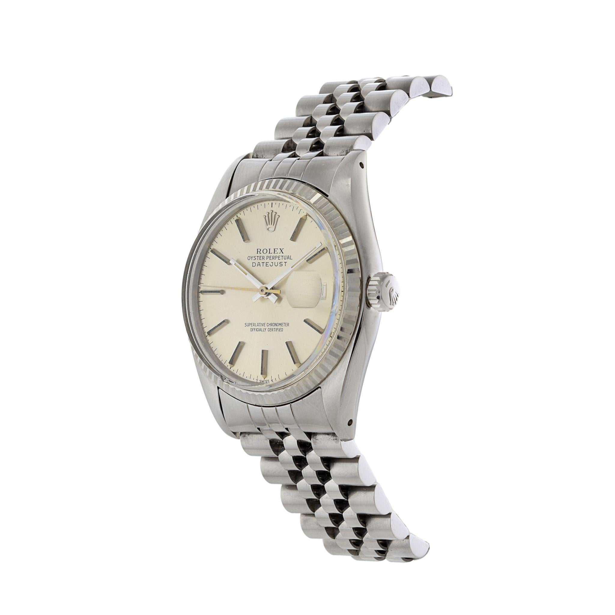 Retro Rolex Datejust 36 Quickset Reference 16014 For Sale