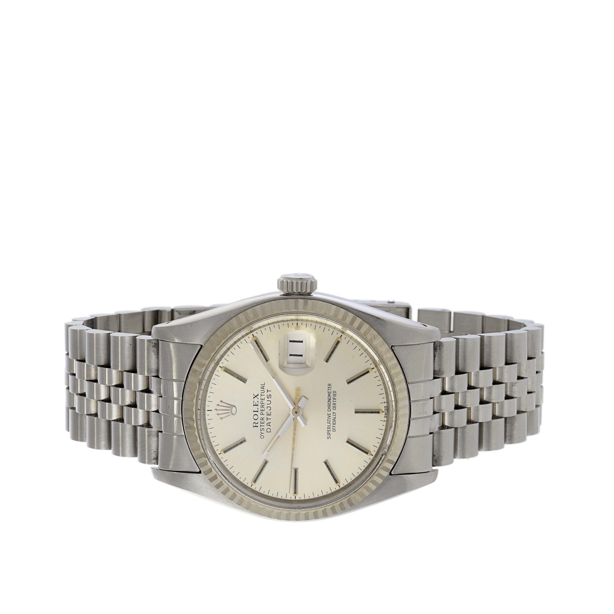 Women's or Men's Rolex Datejust 36 Quickset Reference 16014 For Sale