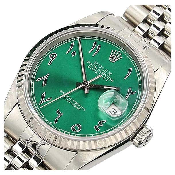 Rolex Datejust 36 Ref 16014 Arab Green Dial Classic Luxury rolex-datejust-36-ref-16014-arab-green-dial-classic-luxury