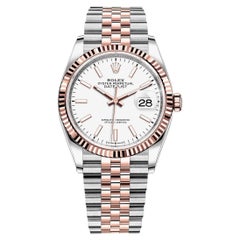 Rolex Datejust 36, RG/SS, Ref# 126231-0017, Ungetragene Uhr, komplett