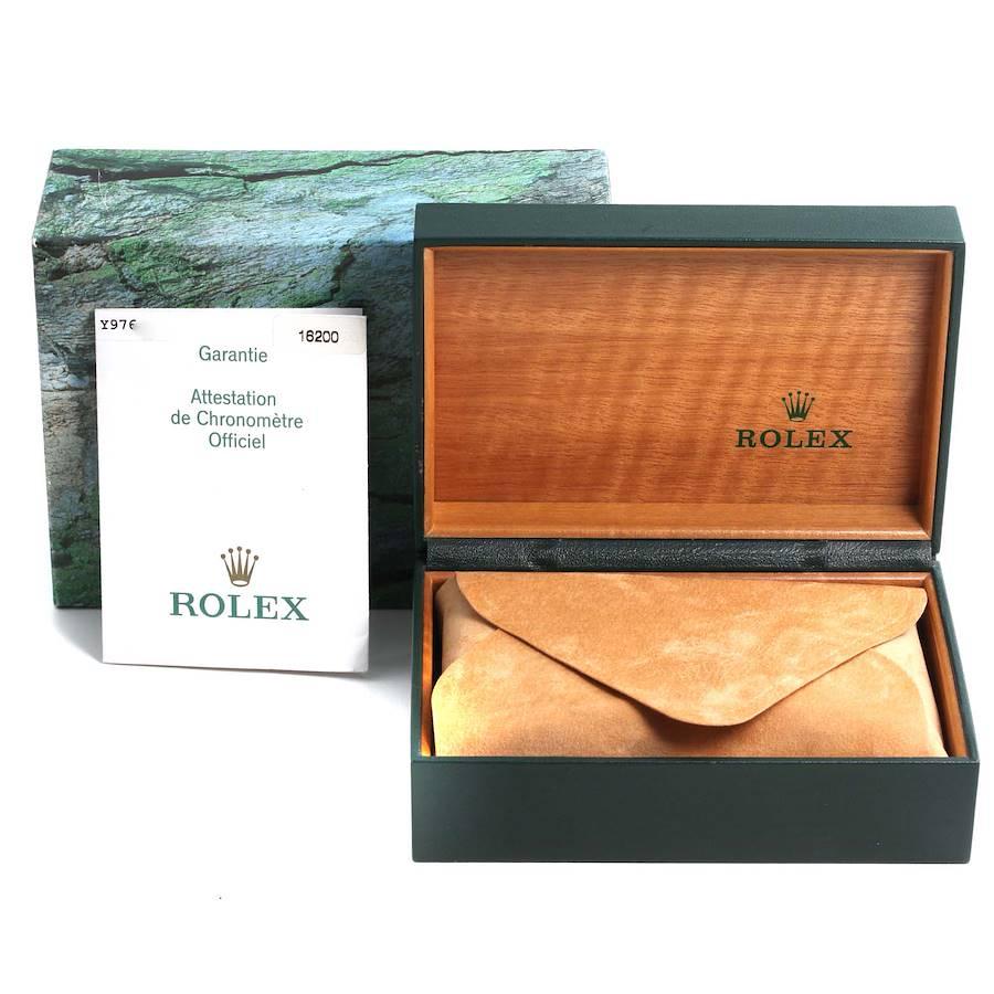 Rolex Datejust 36 Rhodium Roman Dial Steel Mens Watch 16200 Box Papers 6
