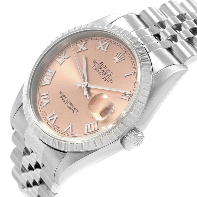 rolex datejust 36 salmon dial