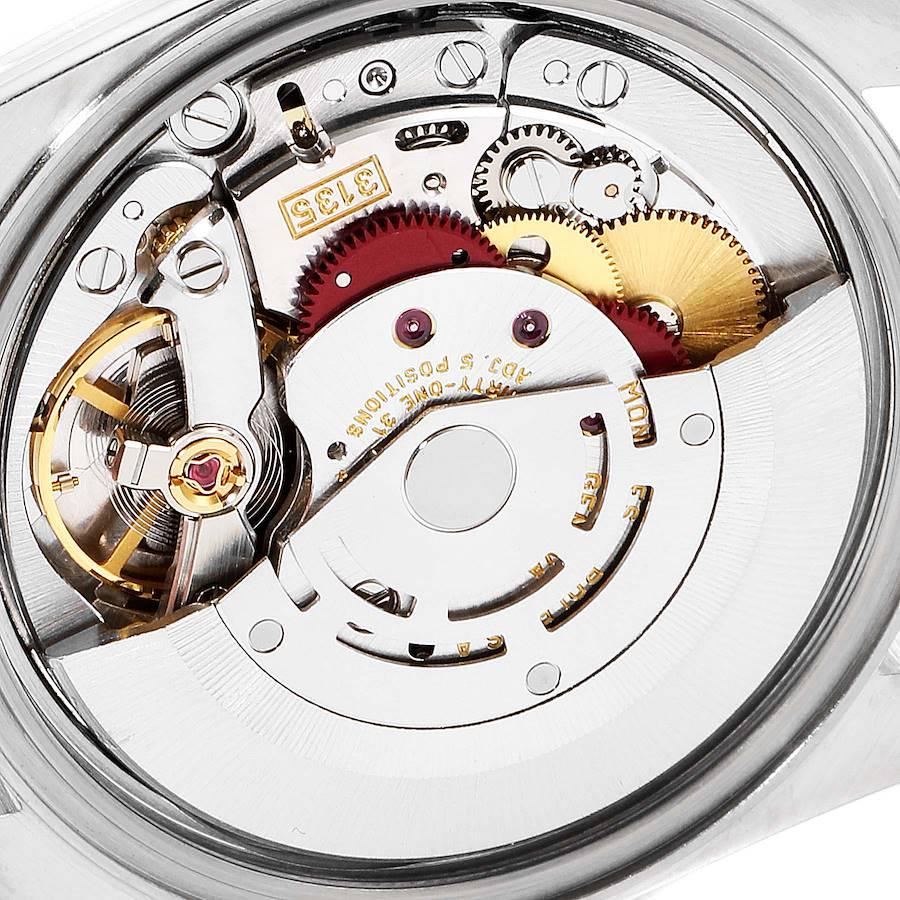 Rolex Datejust 36 Silver Baton Dial Steel Men's Watch 16200 For Sale 3